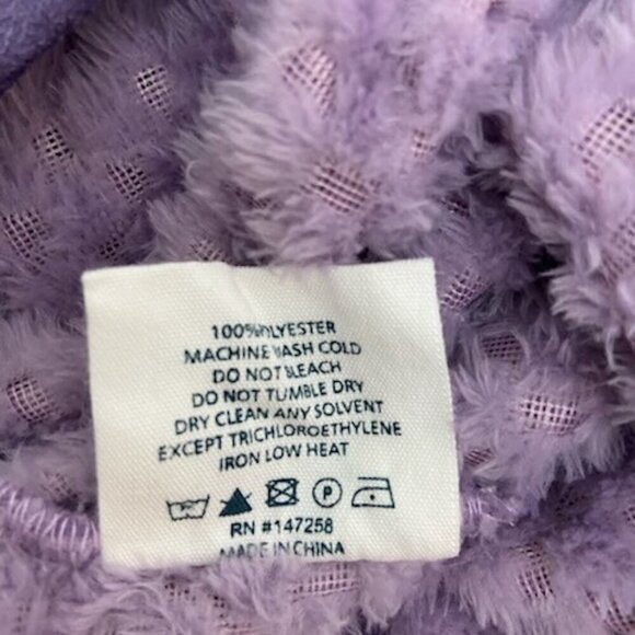 Simply Southern T Snap Fleece Pullover Jacket Women's L Purple Lavender Pockets - Picture 6 of 6